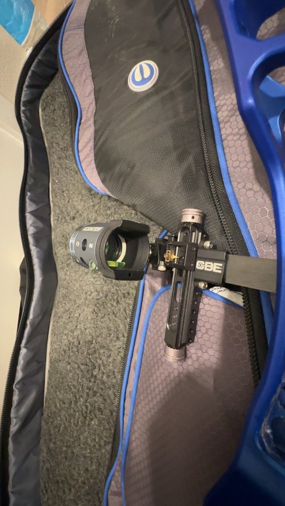 Target Archery Setup with Bow, Case, Sight, Scope, Quiver, etc.