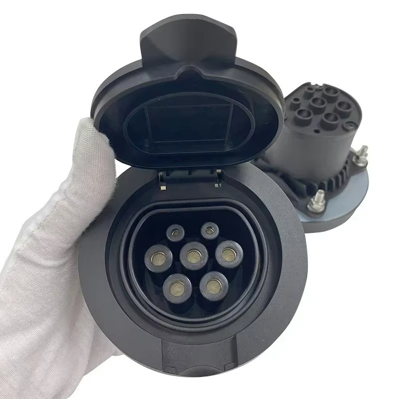Type 2 Female EV Socket Replacement (station side), 16A 415V 11kW Three Phase