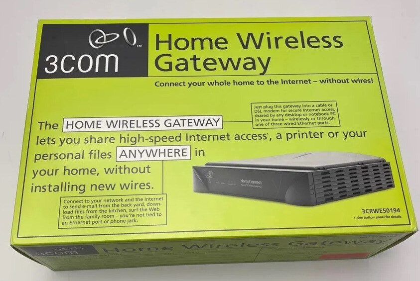 3Com Home Wireless Gateway/Router 3CRWE50194