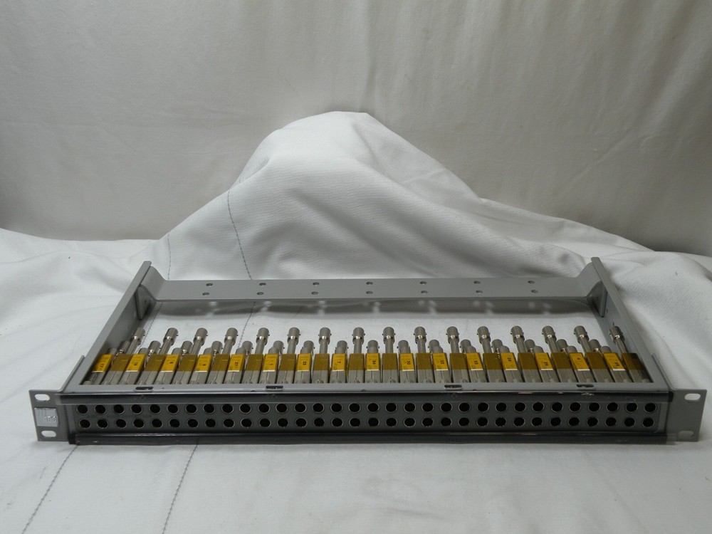 ADC PPI1232-MVJ Panel, ProPatch 2x32 MVJ-3 Normalled Super Video Patch Jackfield