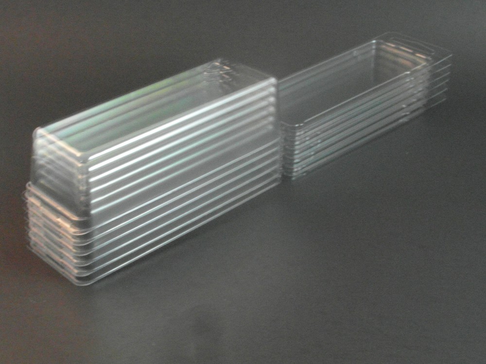 Star Wars Action Figure Blister Case Lot (50) Protective Small Stackable Cases