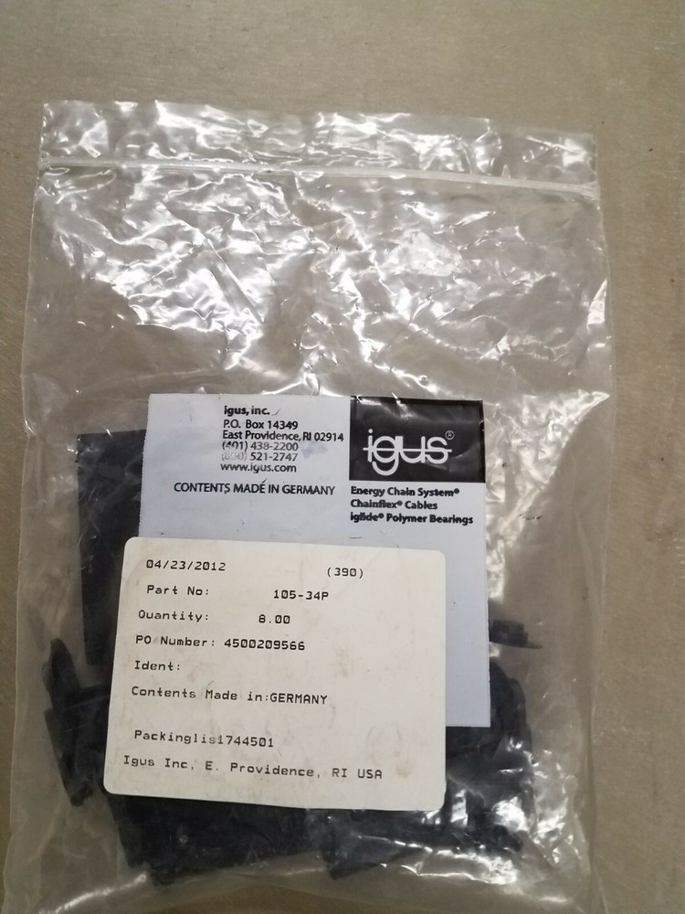 IGUS 105.34P Energy Chain System End Mounts