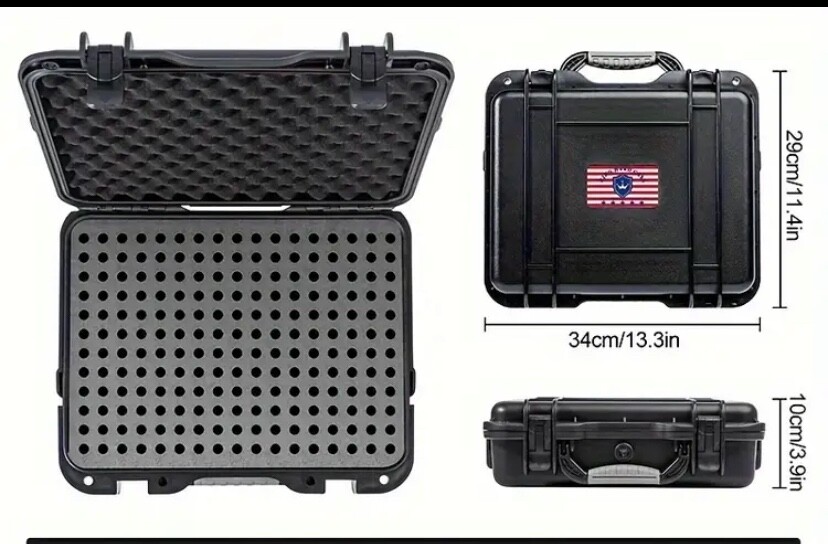Waterproof hard Ammo Case - 200 Rounds 308win Locking Storage Box