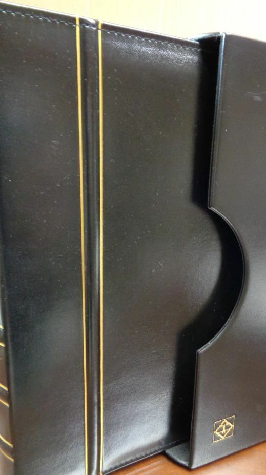 Lighthouse GRANDE Large 3-ring binder & case for Stamp album Collections NEW