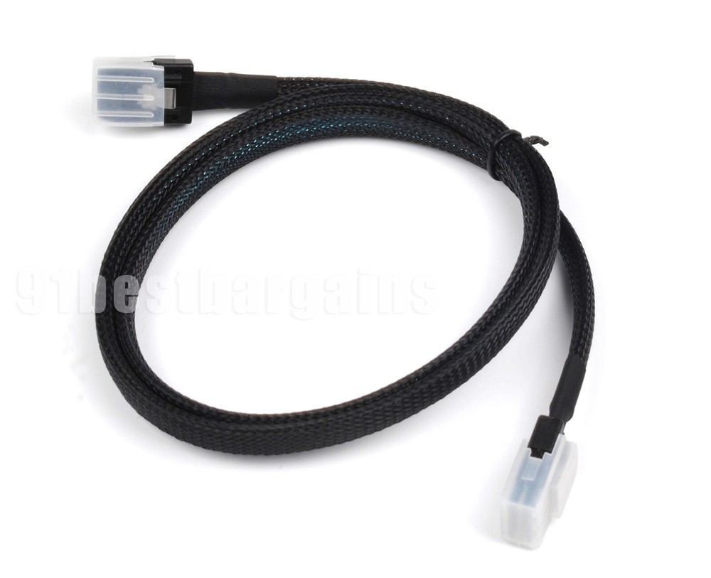 2Pcs SFF-8087 to SFF-8087 Internal Mini SAS 36Pin Server Hard Disk RAID Cable 1m