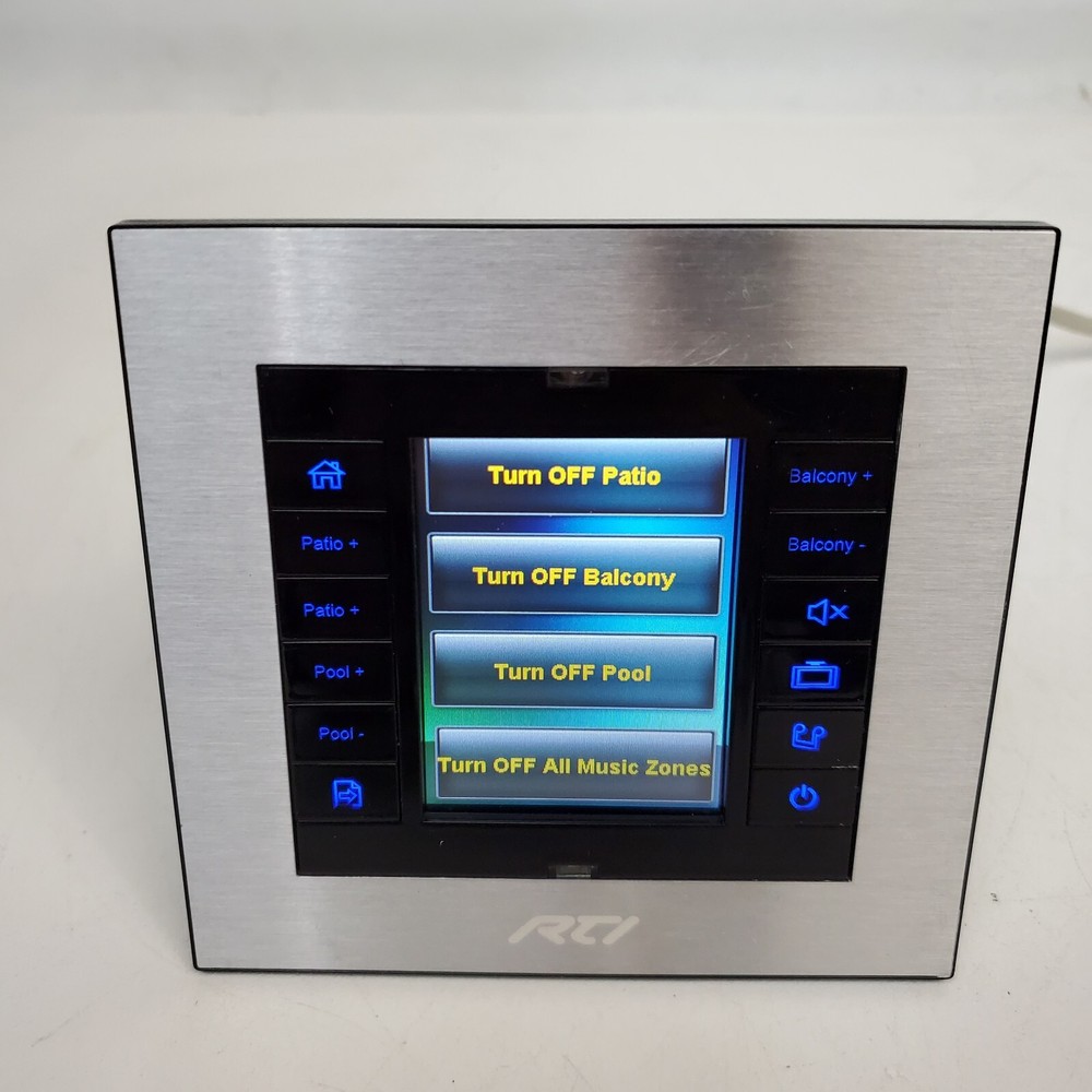 RTI KX2 KX-2 Advanced In-Wall Touchpanel Keypad Control System