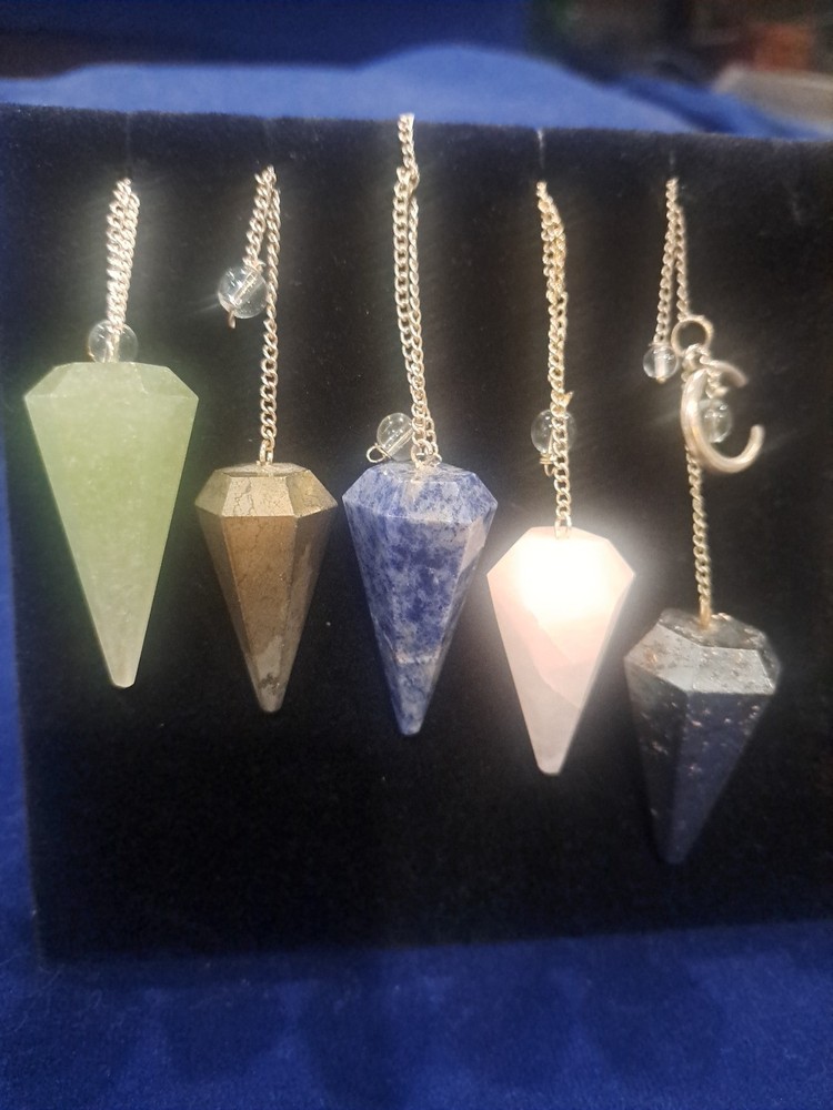 Pyrite Dowsing Crystal Pendulum