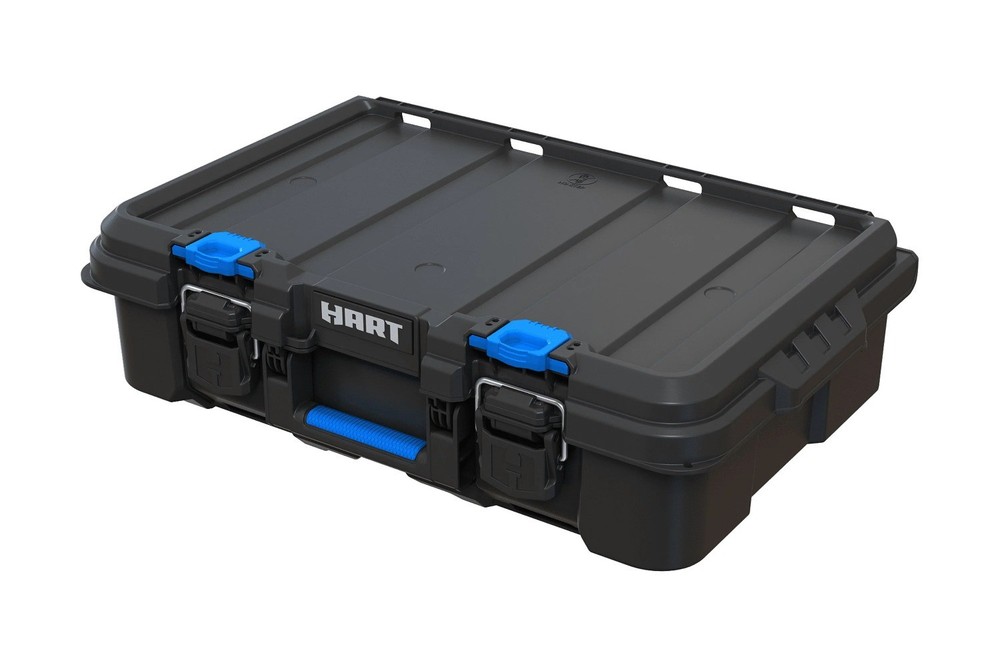 HART Stack Tool Box w/Blue Organizer & Dividers, Fits Modular Storage​