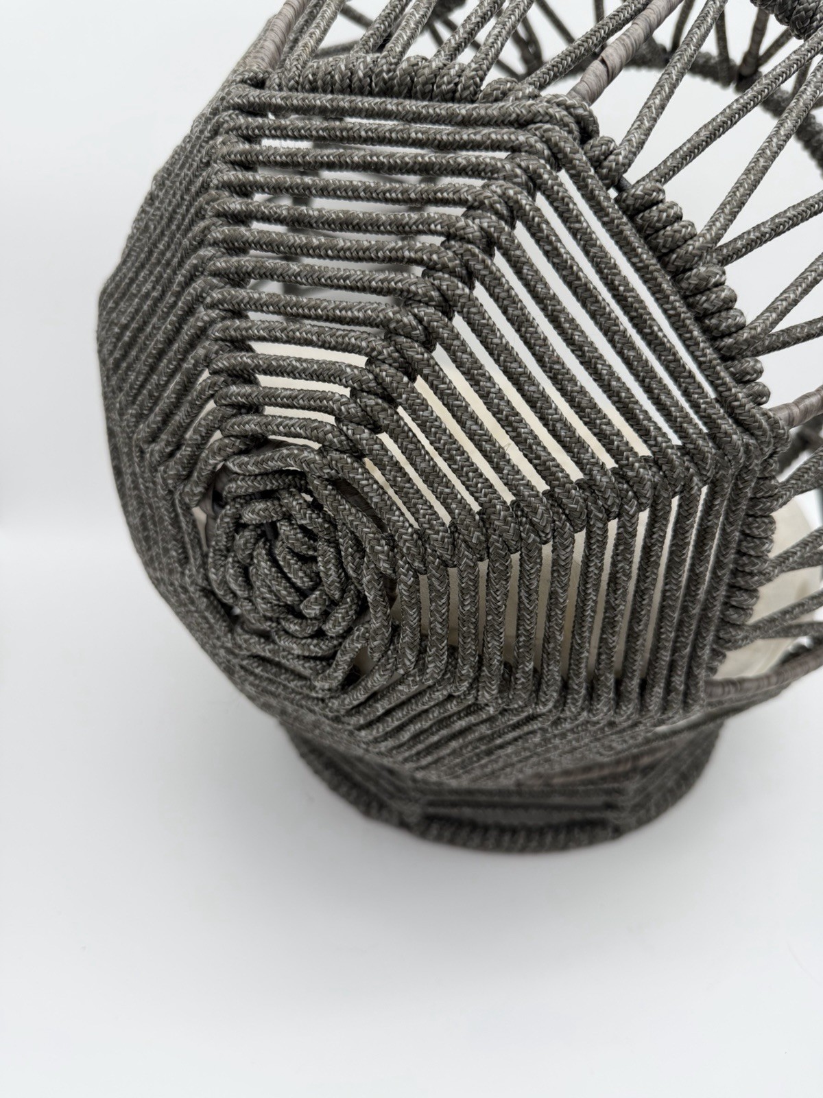 Rattan Wicker Pet Bed for Tiny Dog Or Cat Egg Chair