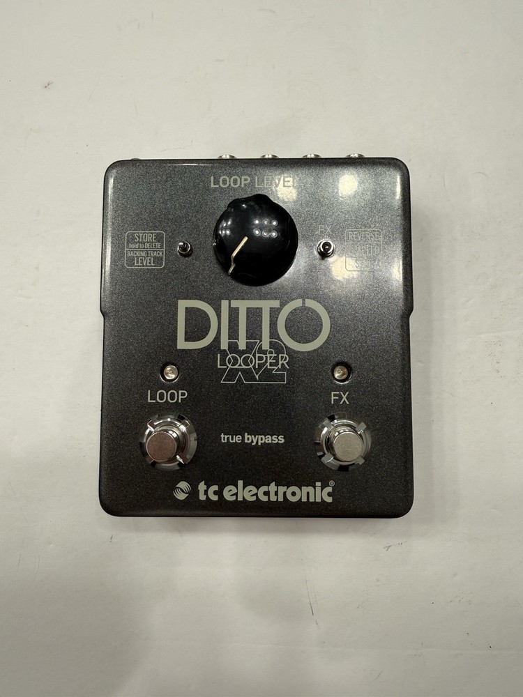 TC Electronic Ditto X2 Looper Loop Sampler True Bypass Guitar Effect Pedal