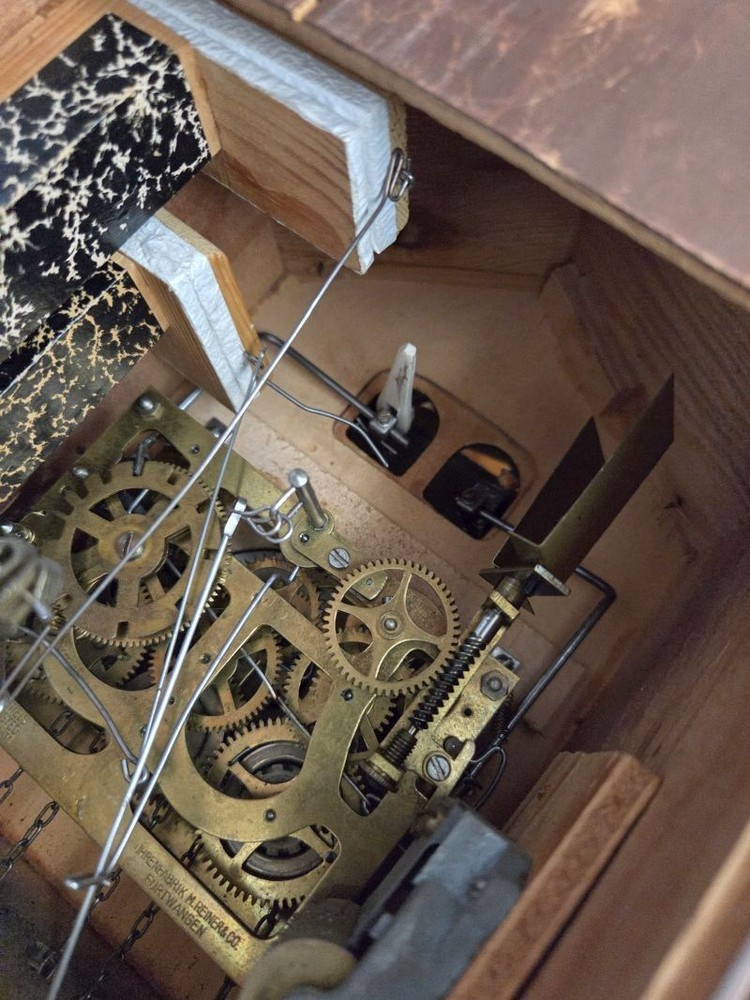 vintage hunter cuckoo clock