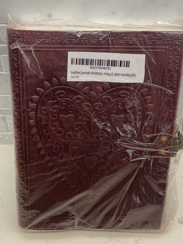 Heart & Burgundy Pattern Journal New Never Used