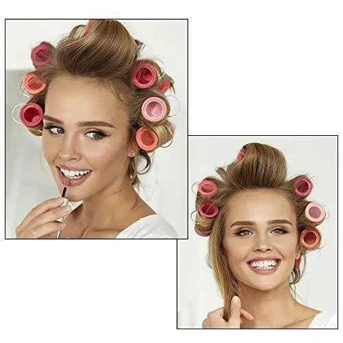 Conair Compact Multi-Size Hot Rollers, Coral pink