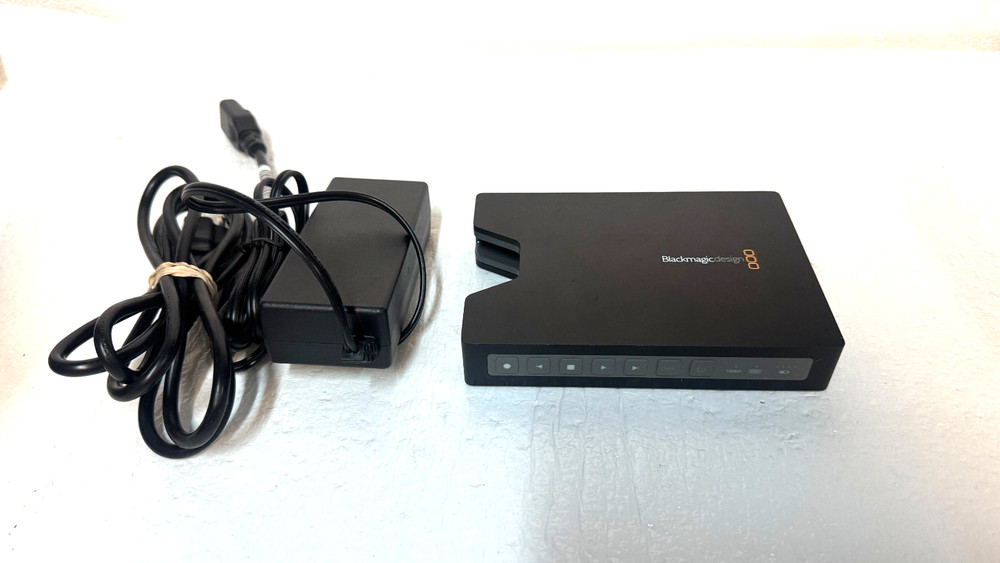 Blackmagic Design HyperDeck Shuttle 2 SSD Video Recorder With Power Supply