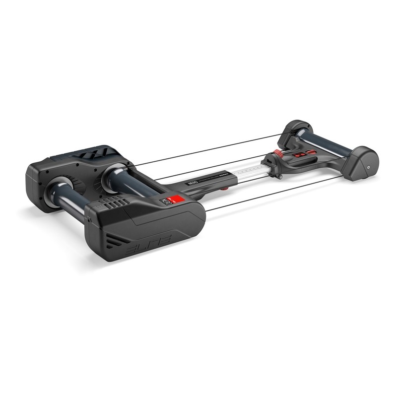 EL0182001 Elite Black Interactive Folding Roller Free Rollers Training Bike
