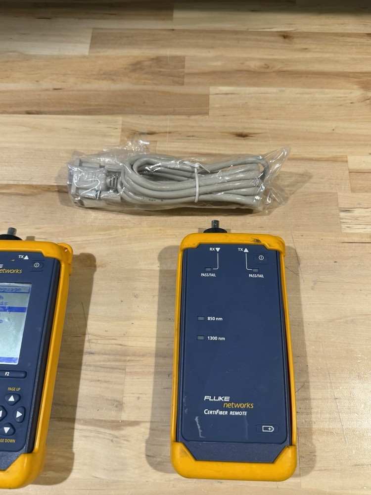 FLUKE NETWORKS CERTIFIBER ADVANCER MULTIMODE FIBER OPTIC CERTIFICATION TOOL