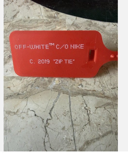 FAST SHIPPING "The Ten" ZIP TIE TAG Blue WHITE GREEN Red Replacement x Off-White