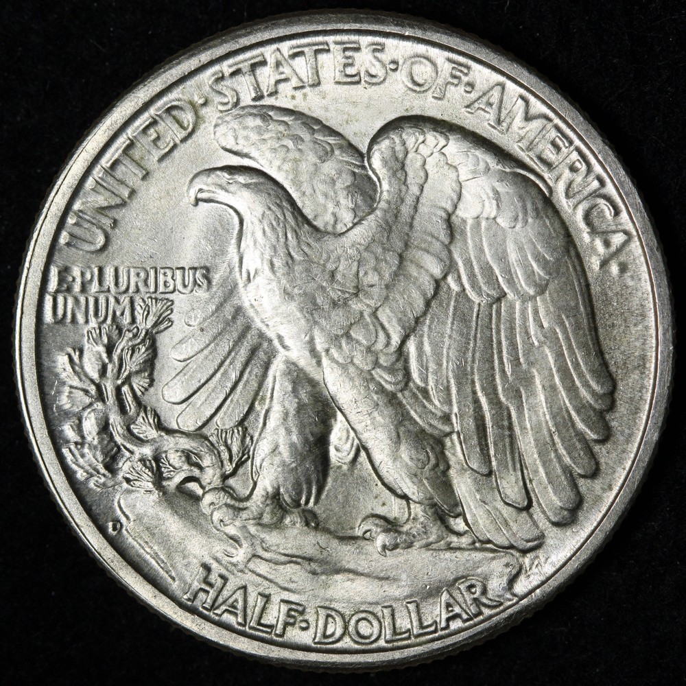 1947-D Walking Liberty Silver Half Dollar BU *UNCIRCULATED* MS E345 GSEC