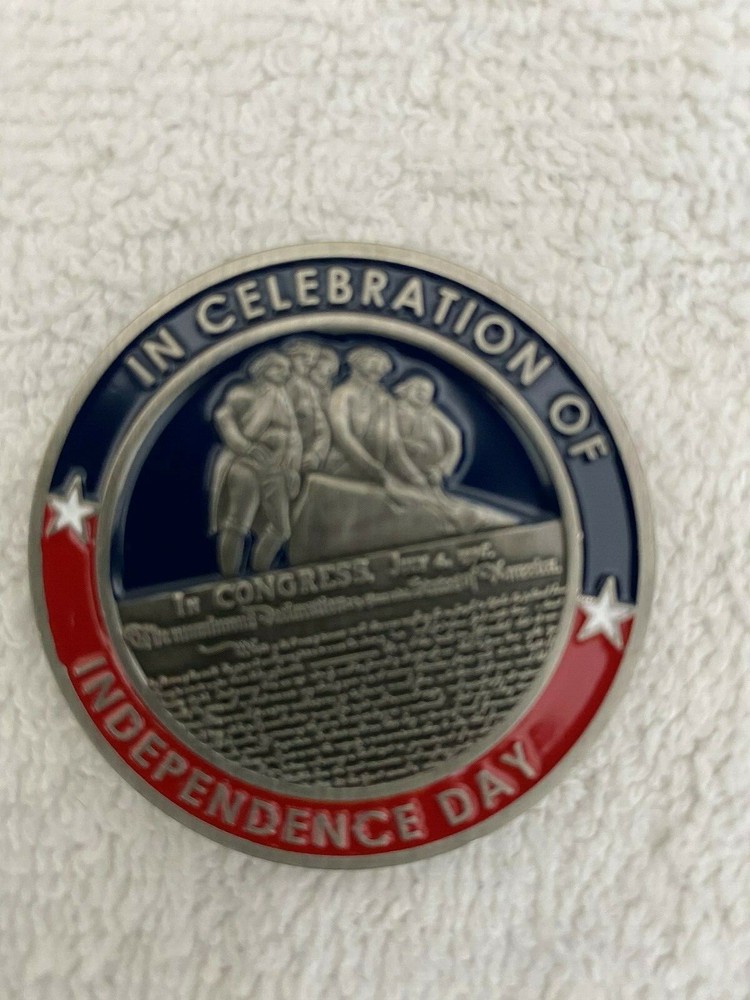 INDEPENDENCE DAY CHALLENGE COIN
