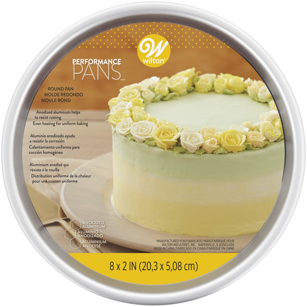 ROUND CAKE PAN Aluminum 8-Inch