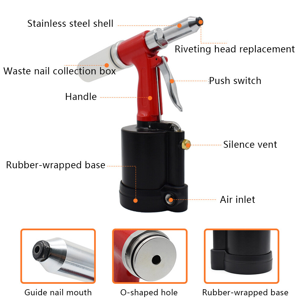 Industrial-grade Full-automatic Core Pulling Rivet Gun Self-priming Mortise Grab