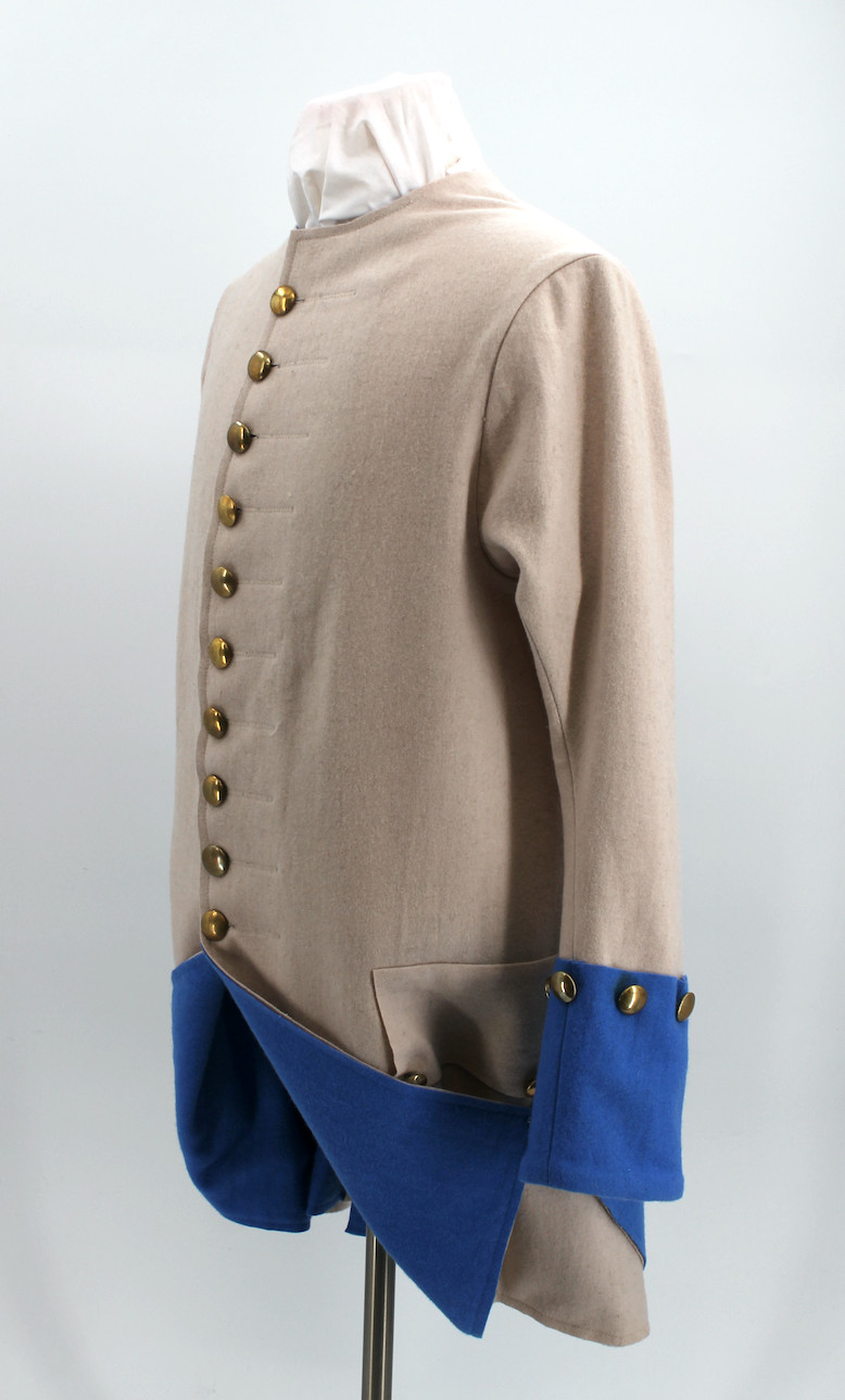 French Justaucorps Coat - French & Indian War - Size 46