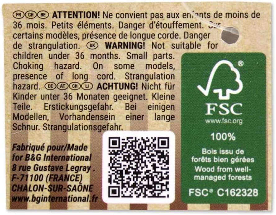 JoJo van hout – ca. 5 cm diameter, 3, FSC-gecertificeerd