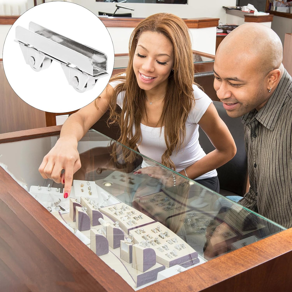 10PCS Showcase Window Roller Mini Sliding Door Rollers Replacement Sliding Door