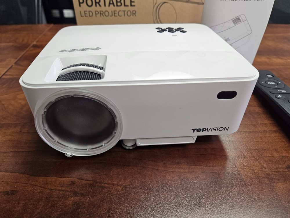 LED Projector, Topvision, Portable, Gently Used