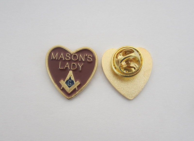 Freemason Mason's Lady Lapel Pin