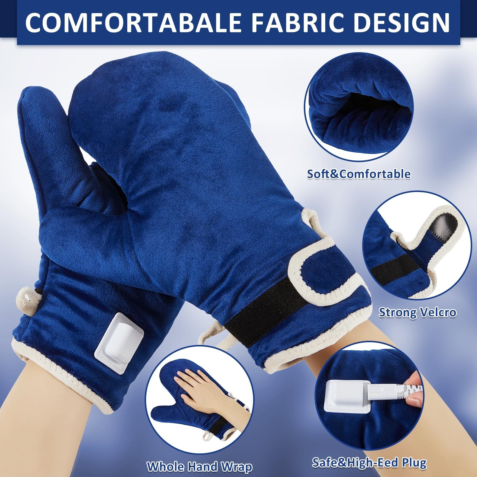 Heated Gloves for Arthritis,Hand Heating Pad for Pain Relief,Heating Pad for ...