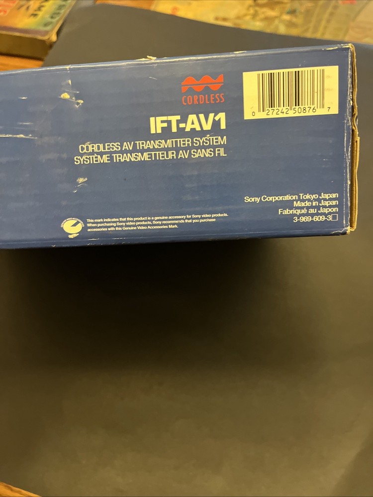 Sony IFT-AV1 Cordless AV Transmitter System - NEW