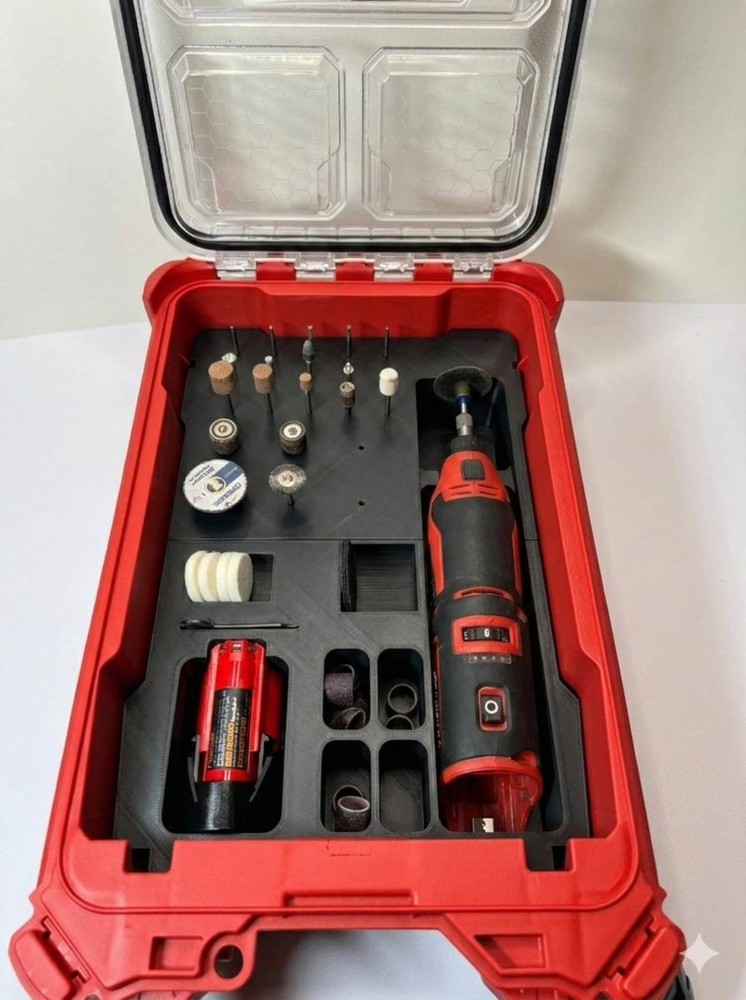 Milwaukee M12 Rotary Tool Packout Insert
