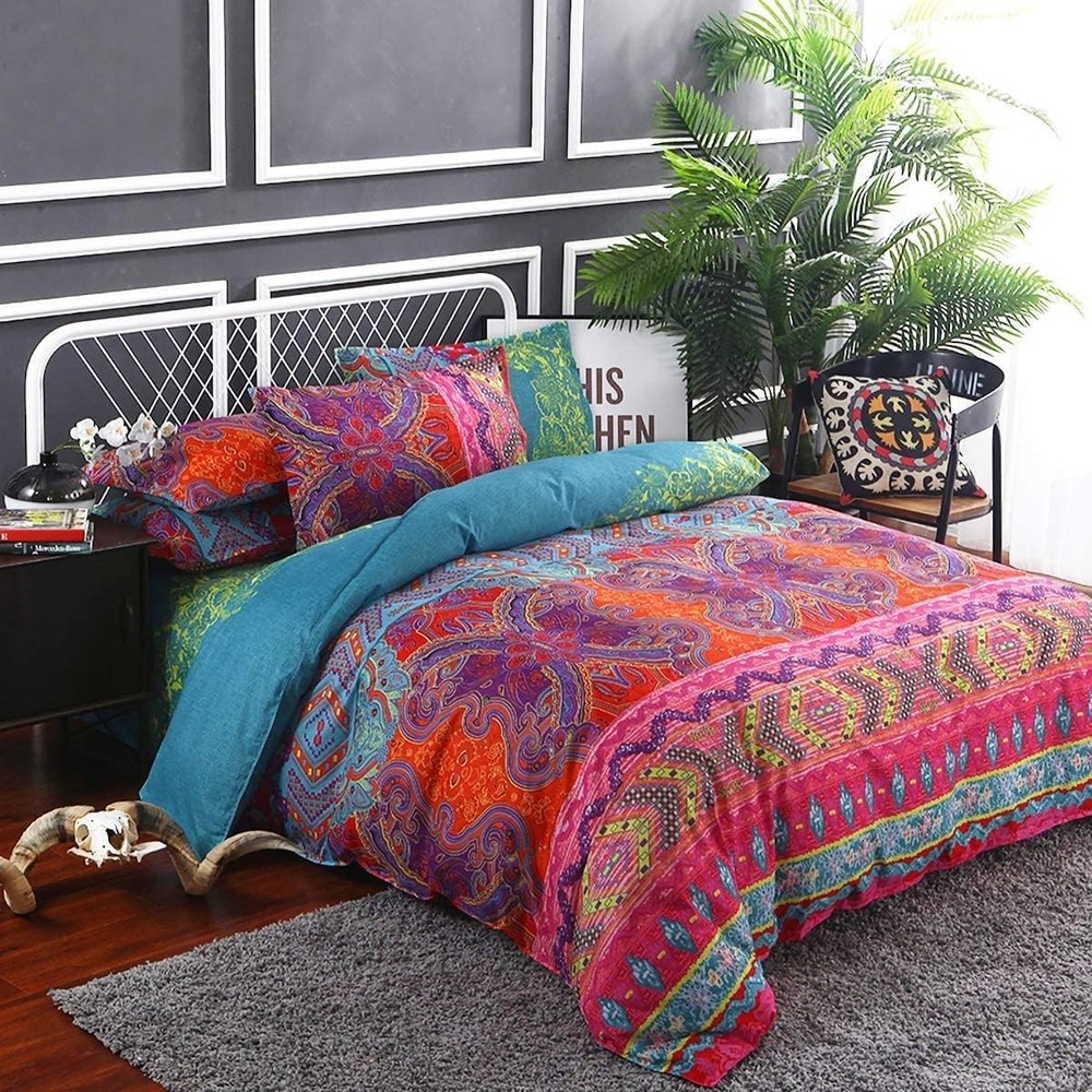 Bohemian-Style Down Comforter Set Replacement Down Comforter Set