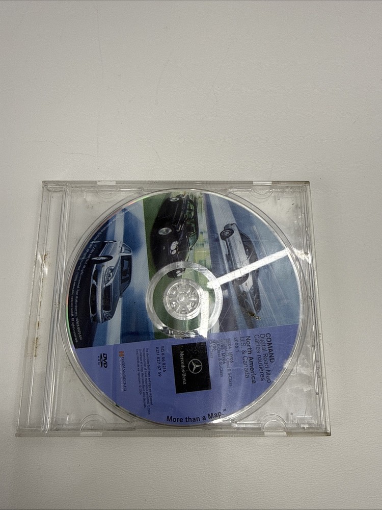 2004 2005 2006 Mercedes E320 E350 E500 E55 AMG Navigation DVD U.S Canada Map OEM
