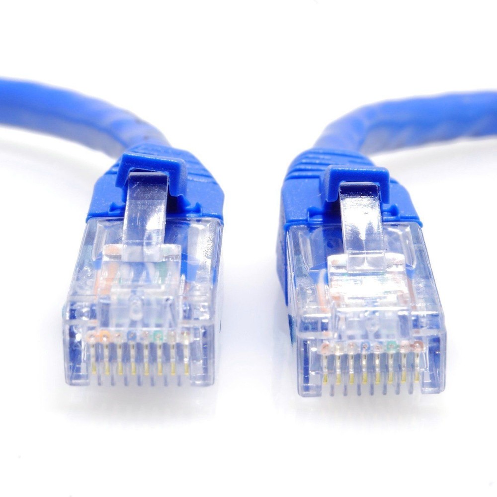 30FT 30 FT RJ45 CAT5 CAT 5 HIGH SPEED ETHERNET LAN NETWORK BLUE PATCH CABLE