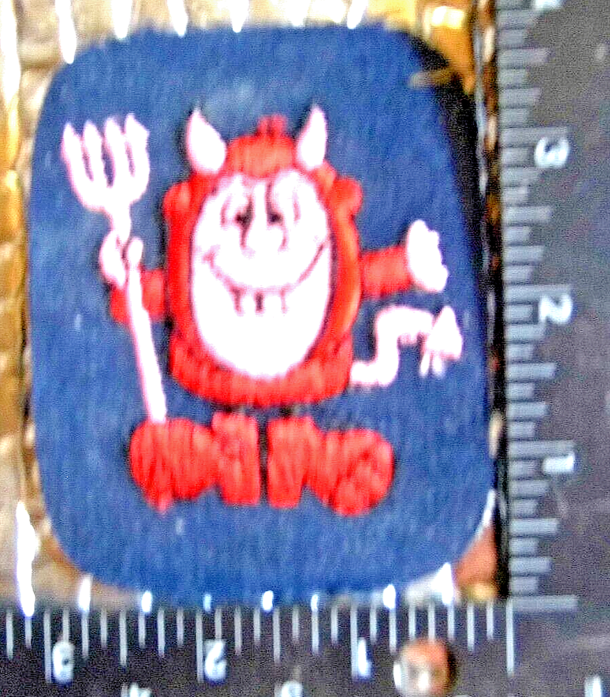 Vintage Patch Funny Comical DEVIL FREE SHIPPING !