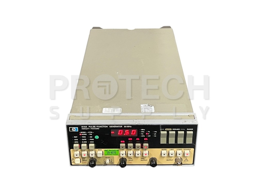 HP 8116A Pulse Function Generator 50MHz with WARRANTY