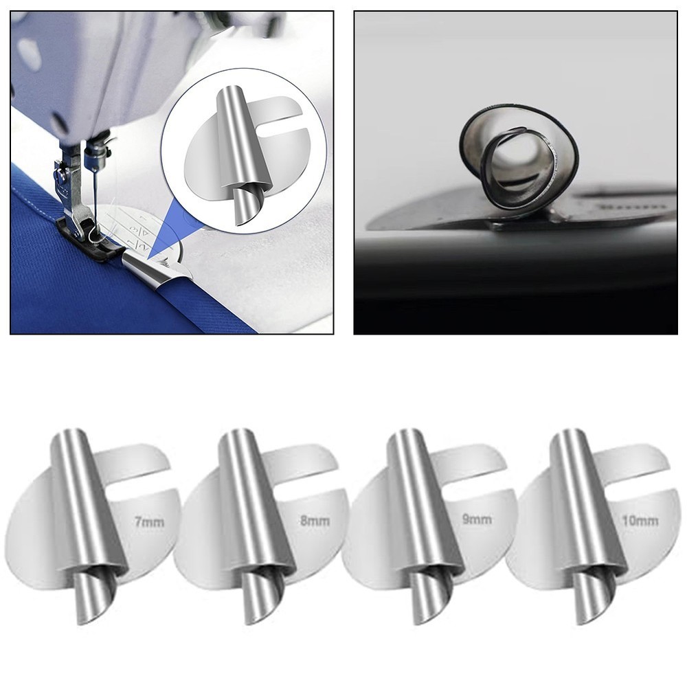 Comprehensive Hemming Accessories Set for Sewing Machines in 4 Different Sizes