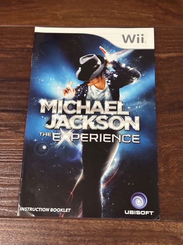 Michael Jackson The Experience Nintendo Wii Instruction Manual Only