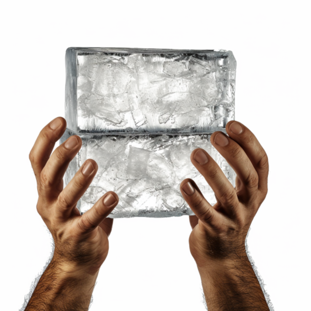 2 Extra-Large Collapsible Ice Block Mold with Lid – 16lbs Capacity