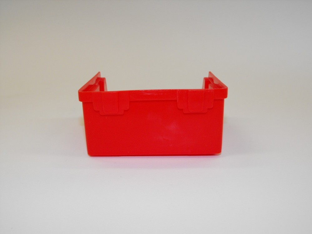 2 Harbor Freight Wall Mount Hanging Storage Bins Replacement Red Small Plastic