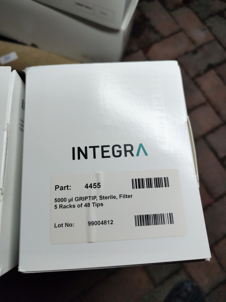 Integra 4455 5000ul Grid Tip Sterile Filter 240 Tips