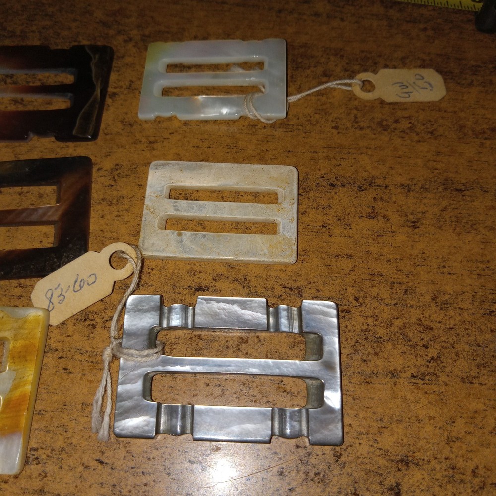 Bakelite Clothes Buckles Vintage