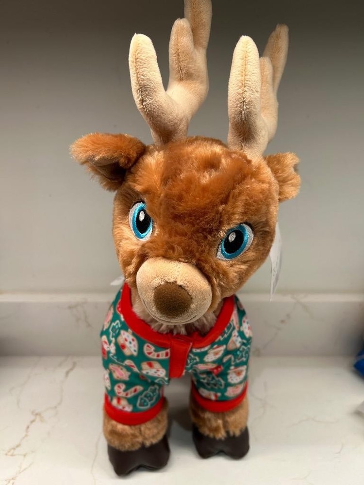 BUILD A BEAR WORKSHOP SANTAS REINDEER & CHRISTMAS PJS BNWT