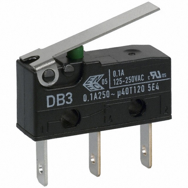 1 Pc Zf Electronics Db3Cb1Lb Switch Snap Act Spdt 0.1A 125V