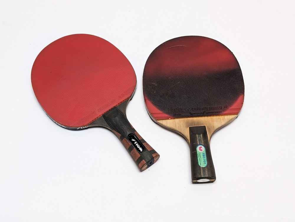 2 pcs. STIGA & BUTTERFLY Racket (USED).