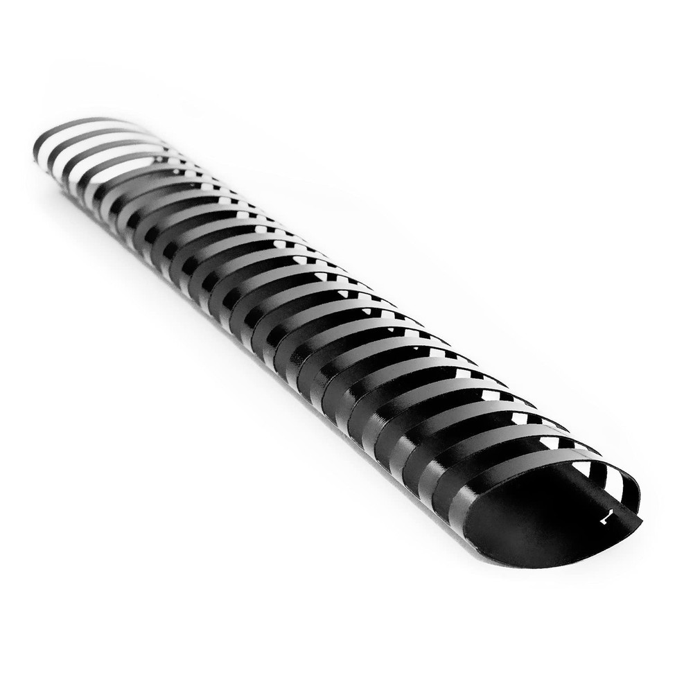 2 Inch Plastic Binding Comb 19 Ring 450 Sheet Capacity Letter Size Black Comb...