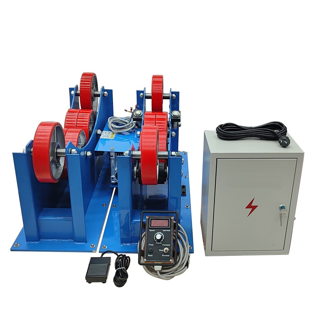 220V 3T Welding Turning Roller Rotating Adjustable Welding Roller Support Frame