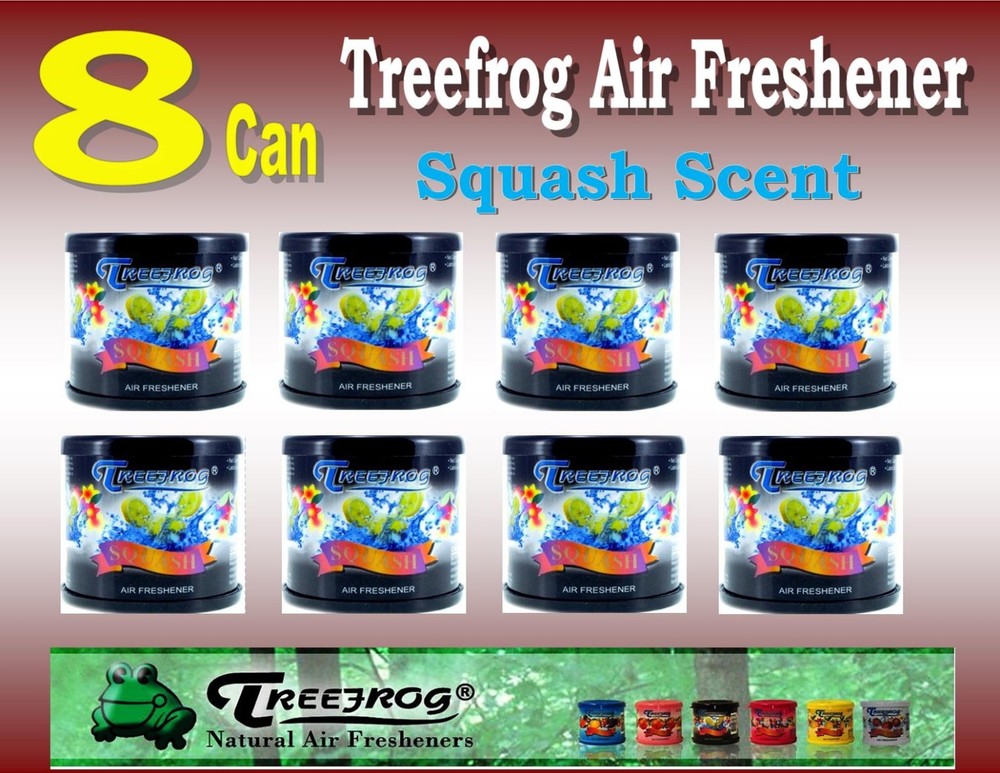 8 Can Treefrog SQUASH Scent  Air Freshener